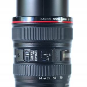 Canon 24-105 L USM f/4,0 komplet z filtrem polaryzacyjnym